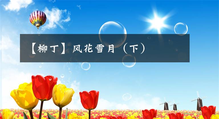 【柳丁】风花雪月（下）