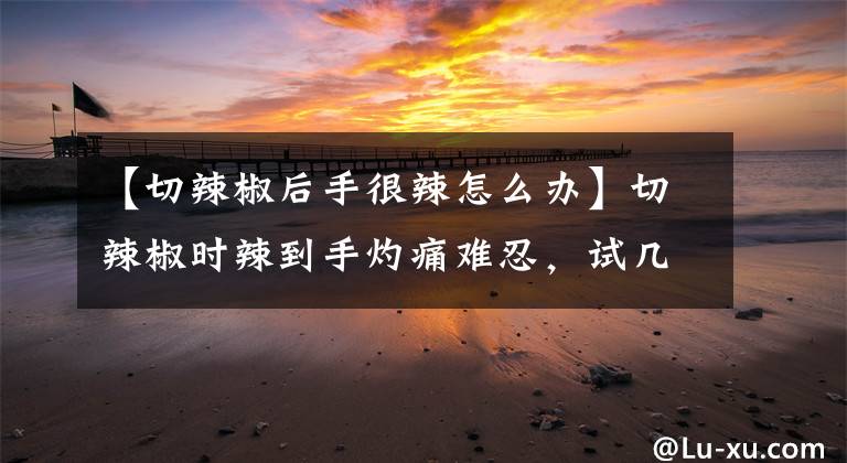 【切辣椒后手很辣怎么办】切辣椒时辣到手灼痛难忍,试几种办法都没用,劝你先不要急着剁手