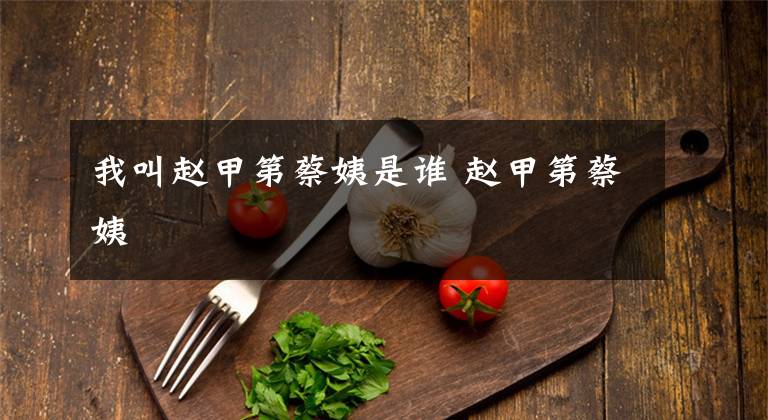 我叫赵甲第蔡姨是谁 赵甲第蔡姨