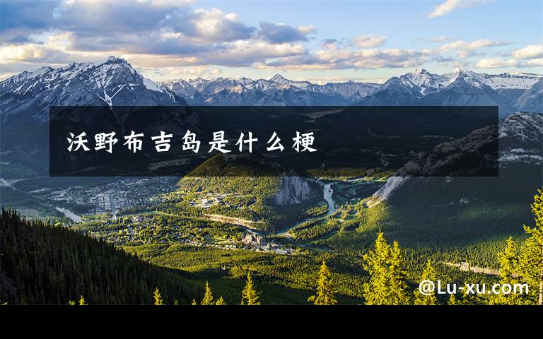 沃野布吉岛是什么梗