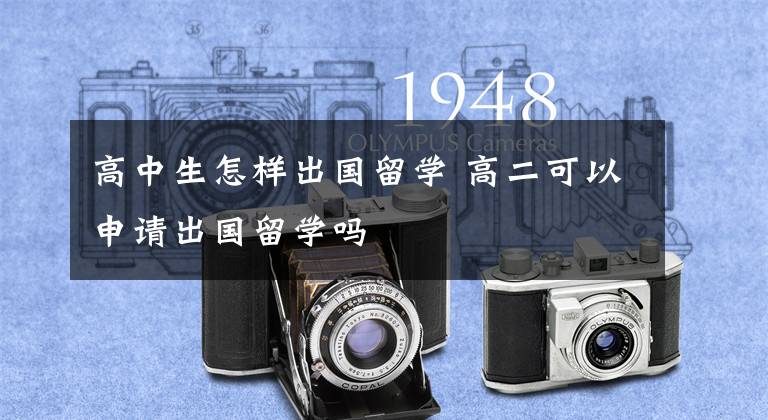 高中生怎样出国留学 高二可以申请出国留学吗