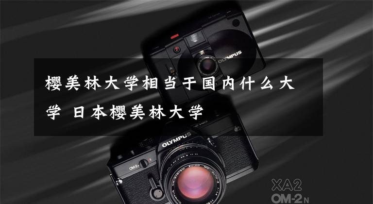 樱美林大学相当于国内什么大学 日本樱美林大学