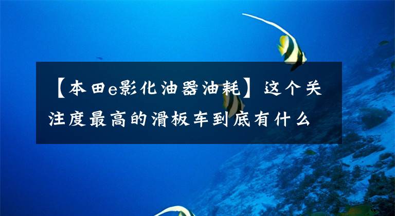 【本田e影化油器油耗】这个关注度最高的滑板车到底有什么秘密?