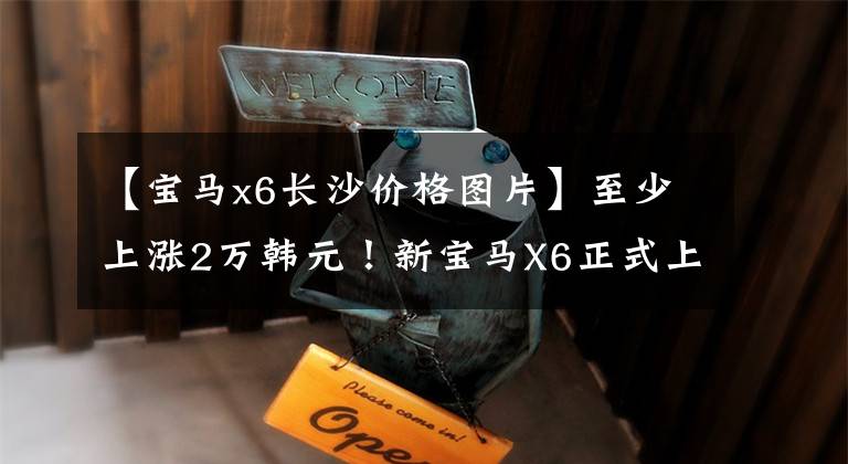【宝马x6长沙价格图片】至少上涨2万韩元!新宝马X6正式上市、配置调整、售价78.69万件