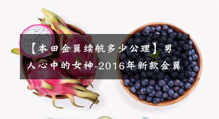 【本田金翼续航多少公理】男人心中的女神-2016年新款金翼GL1800到了