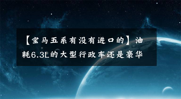 【宝马五系有没有进口的】油耗6.3L的大型行政车还是豪华品牌进口车，我给你看看进口宝马5系。