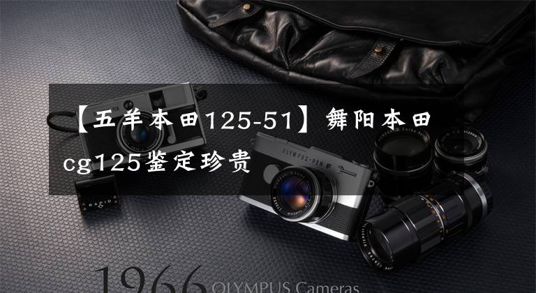 【五羊本田125-51】舞阳本田cg125鉴定珍贵