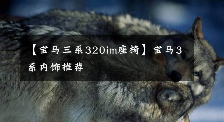 【宝马三系320im座椅】宝马3系内饰推荐