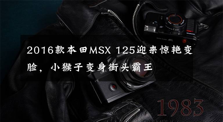2016款本田MSX 125迎来惊艳变脸,小猴子变身街头霸王