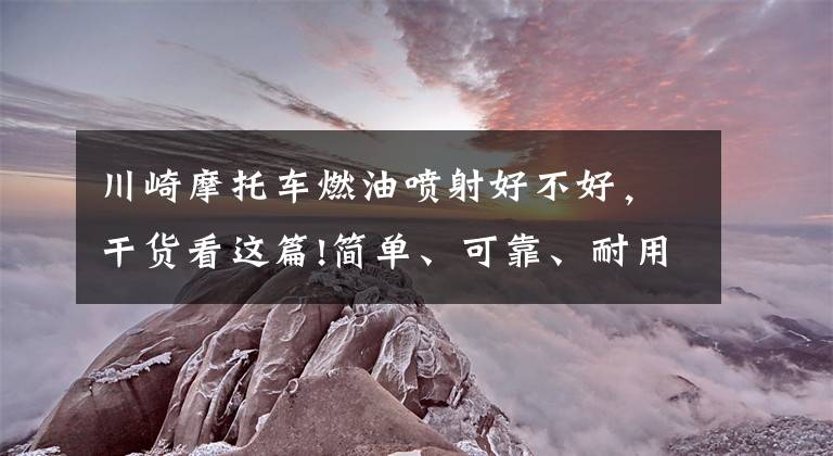 川崎摩托车燃油喷射好不好,干货看这篇!简单、可靠、耐用!2022款川崎KLR650新车海外上市