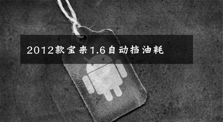 2012款宝来1.6自动挡油耗