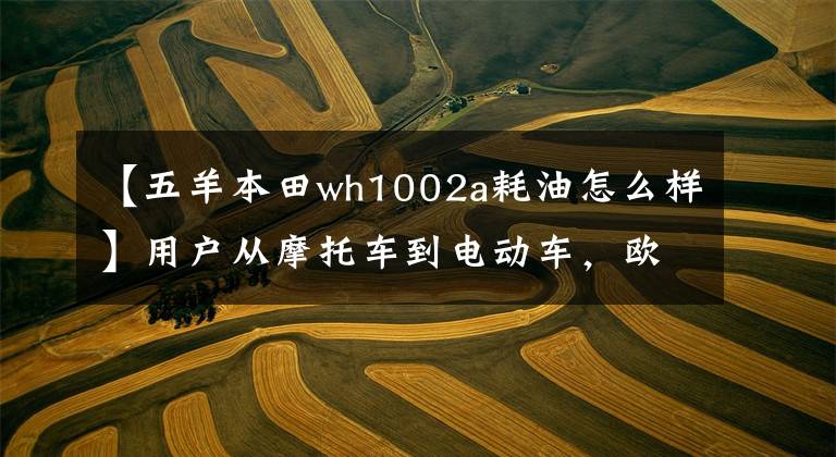 【五羊本田wh1002a耗油怎么样】用户从摩托车到电动车，欧阳-本田仍然品质优良。