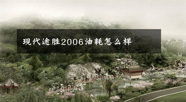 现代途胜2006油耗怎么样