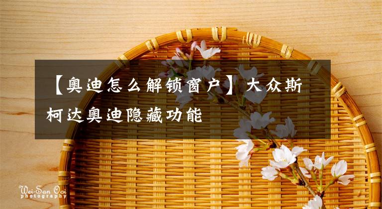 【奥迪怎么解锁窗户】大众斯柯达奥迪隐藏功能