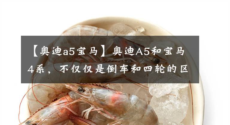 【奥迪a5宝马】奥迪A5和宝马4系,不仅仅是倒车和四轮的区别,50万人买谁更爽?