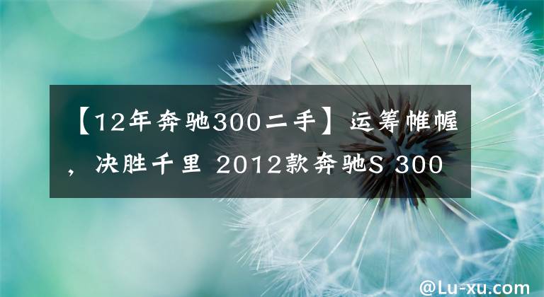 【12年奔驰300二手】运筹帷幄，决胜千里 2012款奔驰S 300L