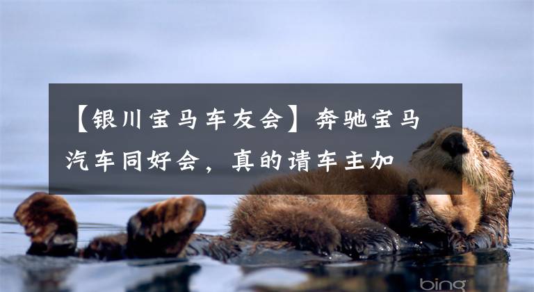 【银川宝马车友会】奔驰宝马汽车同好会,真的请车主加