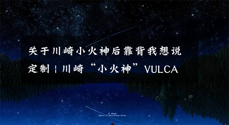 关于川崎小火神后靠背我想说定制 | 川崎“小火神”VULCAN S 650