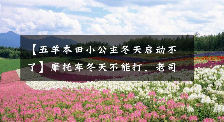 【五羊本田小公主冬天启动不了】摩托车冬天不能打,老司机连坡都不踩,用这招一下子就能启动。