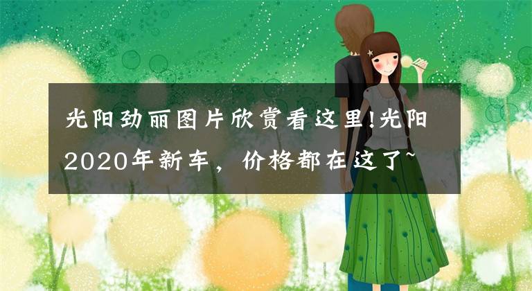 光阳劲丽图片欣赏看这里!光阳2020年新车,价格都在这了~