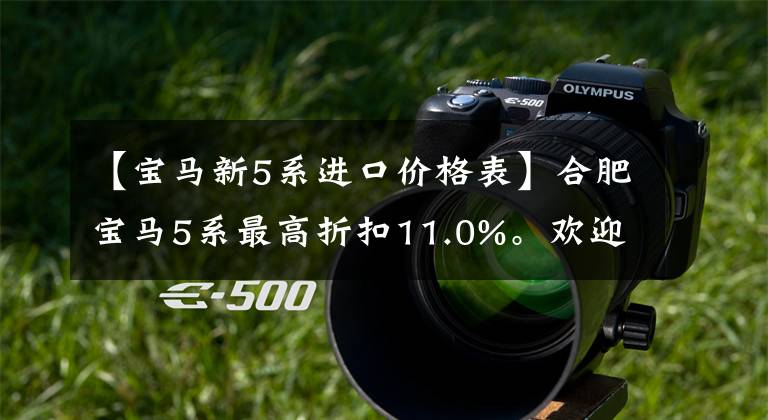 【宝马新5系进口价格表】合肥宝马5系最高折扣11.0%。欢迎来到上监。