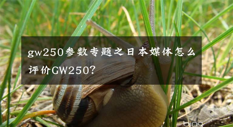 gw250参数专题之日本媒体怎么评价GW250?