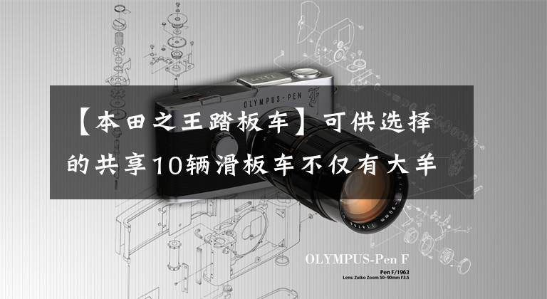 【本田之王踏板车】可供选择的共享10辆滑板车不仅有大羊羔,还有超越国境的先锋队