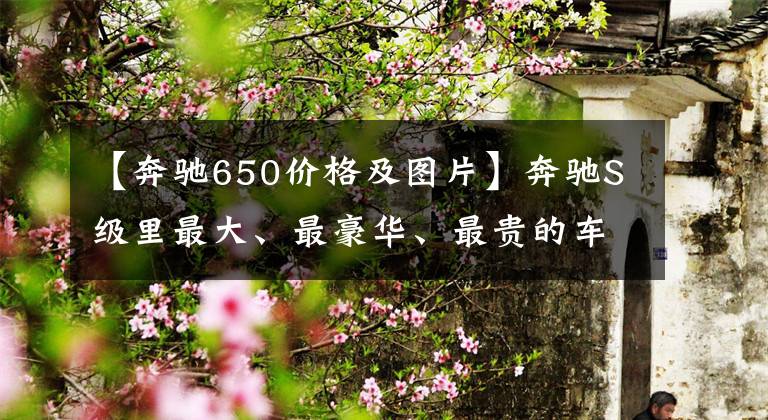 【奔驰650价格及图片】奔驰S级里最大、最豪华、最贵的车型，6.0升V12、6.5米、1000万元