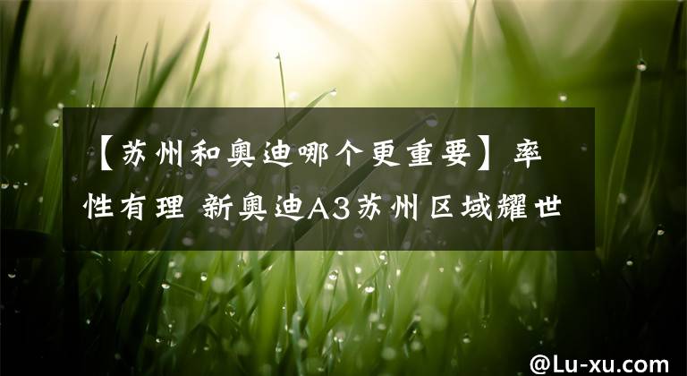【苏州和奥迪哪个更重要】率性有理 新奥迪A3苏州区域耀世登场