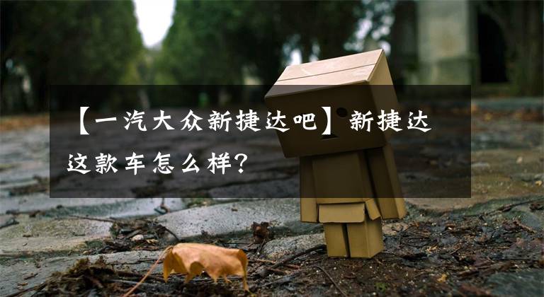 【一汽大众新捷达吧】新捷达这款车怎么样？