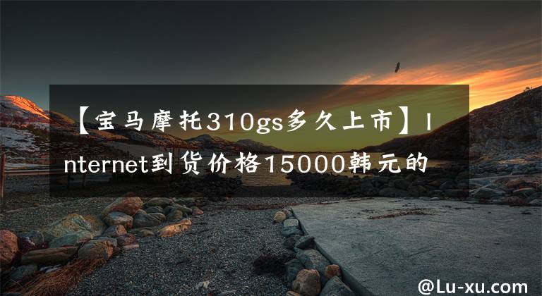 【宝马摩托310gs多久上市】Internet到货价格15000韩元的宝马G310gs将于3月份在国内上市，价格竟然这么贵。