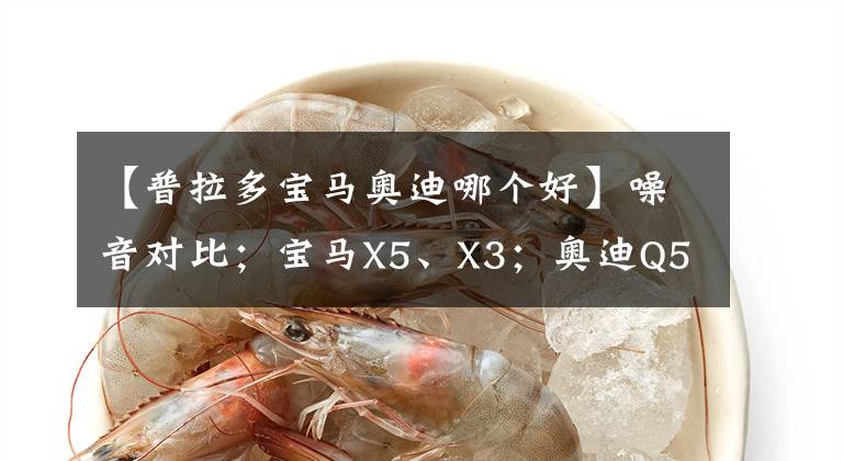 【普拉多宝马奥迪哪个好】噪音对比；宝马X5、X3；奥迪Q5L；雅阁、天籁、凯美瑞、普拉多