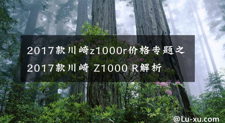 2017款川崎z1000r价格专题之2017款川崎 Z1000 R解析
