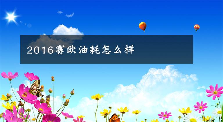2016赛欧油耗怎么样