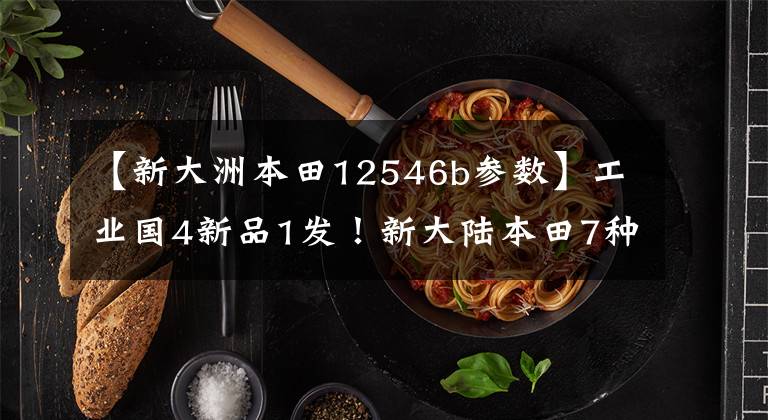 【新大洲本田12546b参数】工业国4新品1发!新大陆本田7种新车上市!