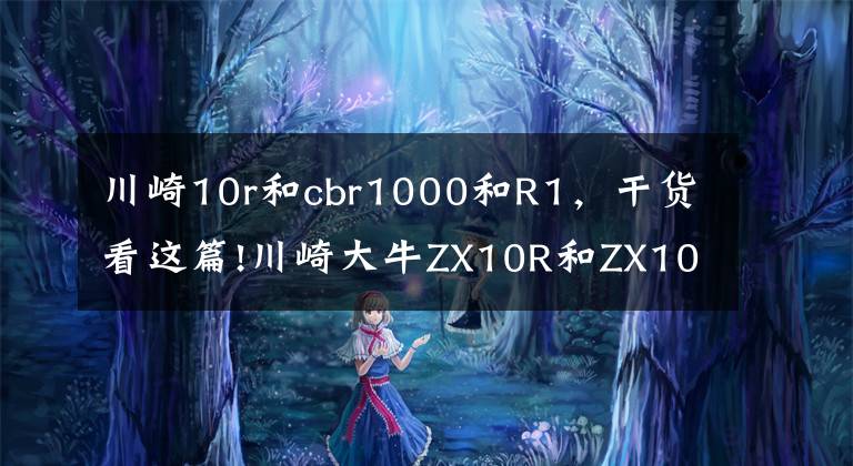 川崎10r和cbr1000和R1，干货看这篇!川崎大牛ZX10R和ZX10RR有什么不同？