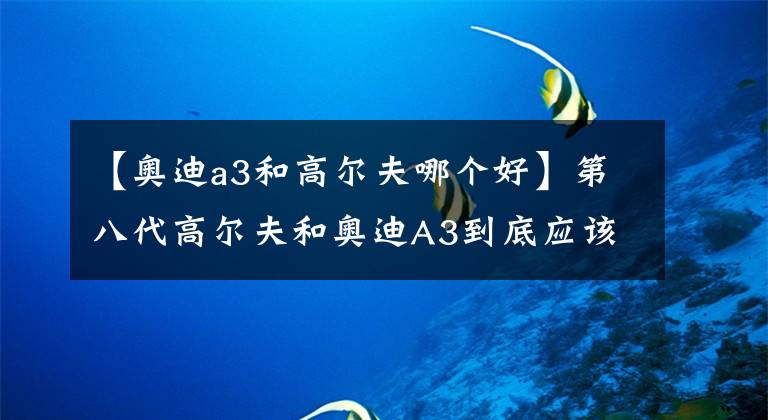 【奥迪a3和高尔夫哪个好】第八代高尔夫和奥迪A3到底应该怎么选？