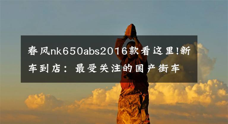 春风nk650abs2016款看这里!新车到店：最受关注的国产街车——2016款 春风650NK