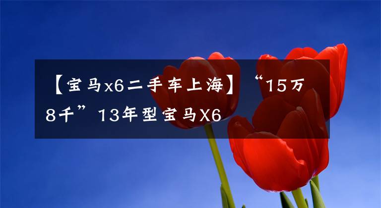 【宝马x6二手车上海】“15万8千”13年型宝马X6