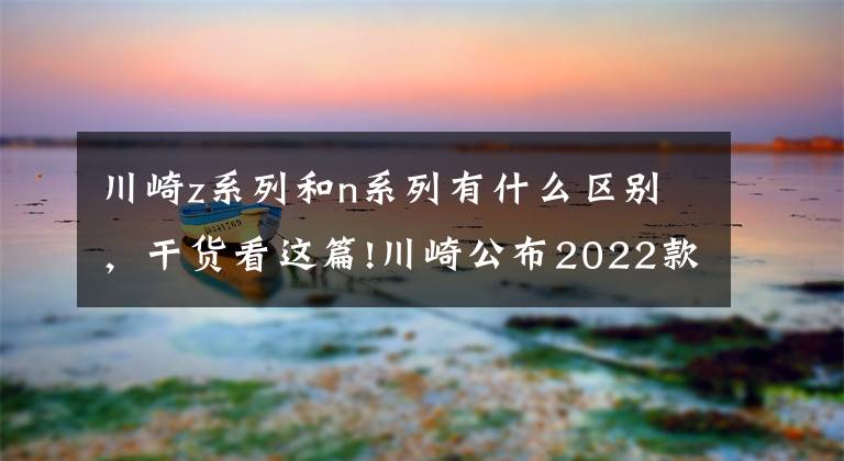 川崎z系列和n系列有什么区别,干货看这篇!川崎公布2022款W800,新花色更耐看