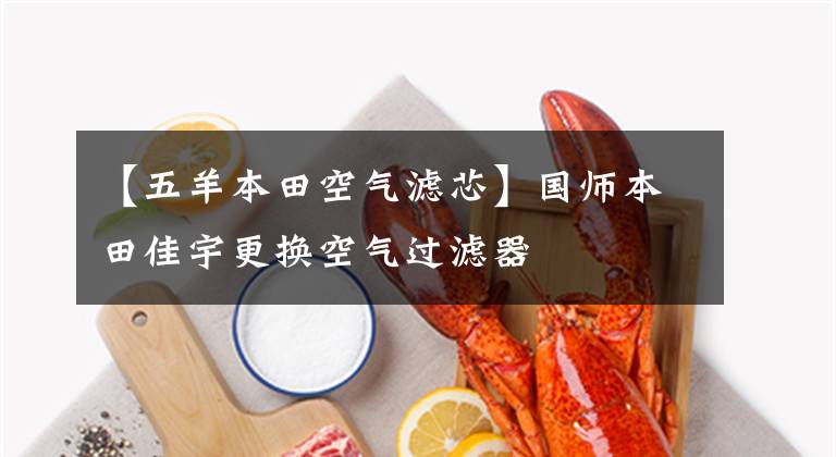 【五羊本田空气滤芯】国师本田佳宇更换空气过滤器