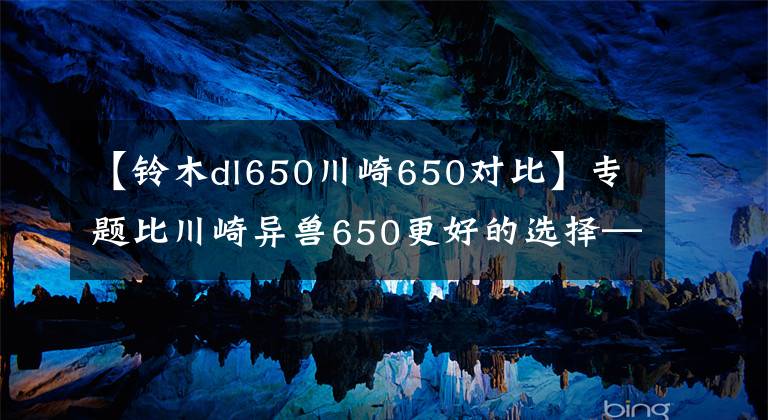 【铃木dl650川崎650对比】专题比川崎异兽650更好的选择—铃木V-Strom650XT（DL650）