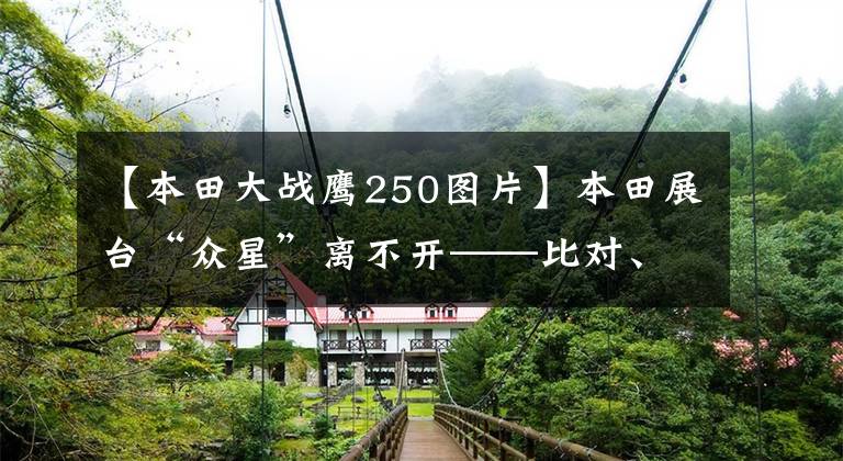 【本田大战鹰250图片】本田展台“众星”离不开——比对、老鹰和新词!