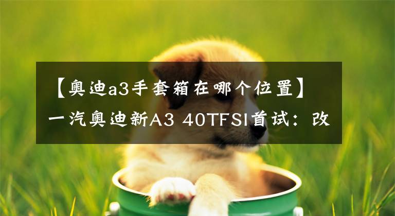【奥迪a3手套箱在哪个位置】一汽奥迪新A3 40TFSI首试:改变都在看得见的地方