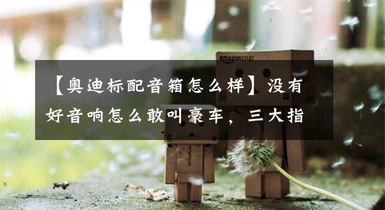 【奥迪标配音箱怎么样】没有好音响怎么敢叫豪车，三大指标需注意，千万别被伪豪车忽悠了