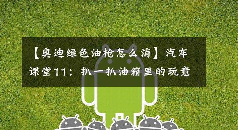 【奥迪绿色油枪怎么消】汽车课堂11:扒一扒油箱里的玩意儿