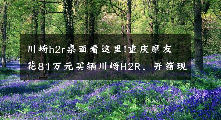 川崎h2r桌面看这里!重庆摩友花81万元买辆川崎H2R,开箱现场口哨声不断,它千金难求