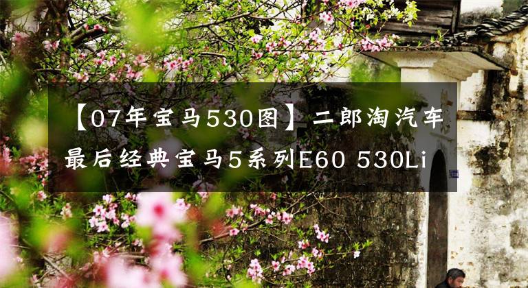 【07年宝马530图】二郎淘汽车最后经典宝马5系列E60 530Li翻船作品