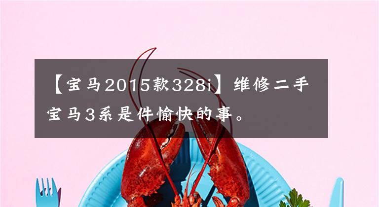 【宝马2015款328i】维修二手宝马3系是件愉快的事。