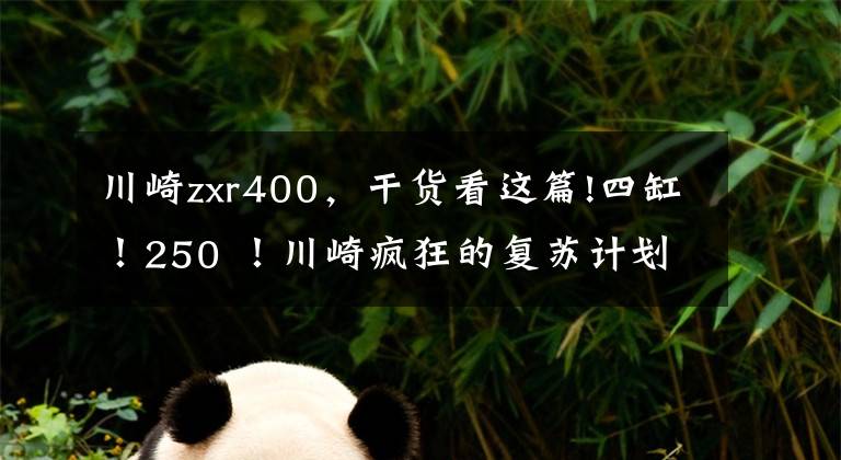 川崎zxr400,干货看这篇!四缸!250 !川崎疯狂的复苏计划!